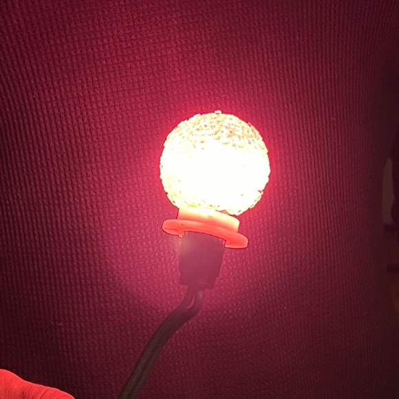 1960’s Christmas Ice Glo Frosted Sugar Bulbs RARE ALL WORK Large Lot of 31 - Picture 13 of 15